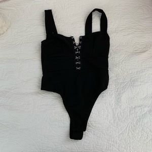 Boohoo Black Body Suit